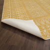 Embroidery Noonday Dreams - vinyl floor cloth underside 