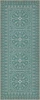 Embroidery A Rain of Melody - vinyl floor cloth sizes 30x75, 36x90