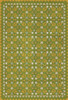 Floral Quilt First Day of Spring - vinyl floor cloth sizes 20x30, 24x36, 30x44, 38x56