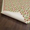 Floral Quilt Flowers in the Mirror - vinyl floor cloth underside 