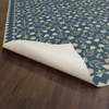 Floral Quilt Spring Rain - vinyl floor cloth underside 