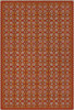 Floral Quilt This Old Village - vinyl floor cloth sizes 52x76, 70x102