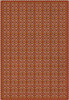Floral Quilt This Old Village - vinyl floor cloth sizes 96x140, 120x175