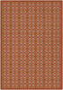 Floral Quilt This Old Village - vinyl floor cloth 84x120