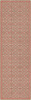 Floral Quilt This Old Village - vinyl floor cloth sizes 24x77, 30x96, 26x83, 36x115