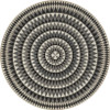 Bulls Eye Mingling Light - vinyl floor cloth, image for all sizes 