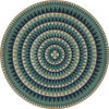 Bulls Eye Vaulted Wonder - vinyl floor cloth, image for all sizes  