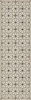 Whig Rose Meditations Divine and Moral - vinyl floor cloth sizes 24x77, 30x96, 26x83, 36x115