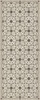 Whig Rose Meditations Divine and Moral - vinyl floor cloth sizes 30x75, 36x90