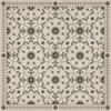 Whig Rose Meditations Divine and Moral - vinyl floor cloth sizes 36x36, 48x48, 60x60, 72x72