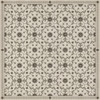Whig Rose Meditations Divine and Moral - vinyl floor cloth sizes 84x84, 96x96, 120x120