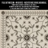 Whig Rose Meditations Divine and Moral - vinyl floor cloth swatch sample