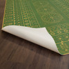 Embroidery Dreams of Thee - vinyl floor cloth underside 