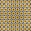Pattern 72 Raconteur - vinyl floor cloth sizes 84x84, 96x96, 120x120