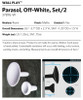 Wall Play Parasol off-white set of 10