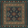 Balouch Sambay - vinyl floor cloth 36x36