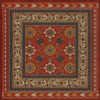 Balouch Jannat - vinyl floor cloth 36x36