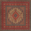 Bergama Altan - vinyl floor cloth 96x96