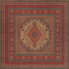 Bergama Altan - vinyl floor cloth 120x120