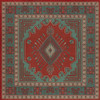 Bergama Ikbal - vinyl floor cloth 72x72