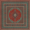 Bergama Ikbal - vinyl floor cloth 120x120