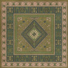 Bergama Pinar - vinyl floor cloth 36x36