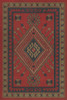 Bergama Volkan - vinyl floor cloth sizes 20x30, 24x36