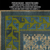 Daghestan Babki - vinyl floor cloth 5"x5" swatch