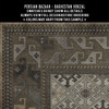 Daghestan Vokzal - vinyl floor cloth 5"x5" swatch