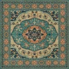Farahan Ziba - vinyl floor cloth 48x48