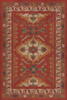 Hamadan Arkadas - vinyl floor cloth sizes 20x30, 24x36