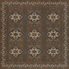 Hamadan Hadi - vinyl floor cloth 72x72