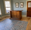 Hamadan Sadiq - vinyl floor cloth as used in Ozaukee Home Vet in Port Washington, WI.