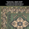 Hamadan Yakamoz - vinyl floor cloth 5"x5" swatch