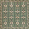 Hamadan Yakamoz - vinyl floor cloth 84x84