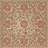 Samarkand Gazal - vinyl floor cloth 36x36
