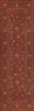 Samarkand Lola - vinyl floor cloth sizes 24x77, 30x96, 26x83, 36x115