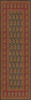 Kintala Lolo - vinyl floor cloth sizes 24x77, 30x96, 26x83, 36x115