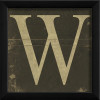 Letter W 