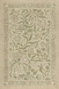 Williamsburg Antique Floral A Chilly Peace - vinyl floor cloth sizes 20x30, 24x36, 30x44