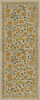 Williamsburg Antique Floral A Lane of Yellow - vinyl floor cloth size 36x90