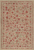 Williamsburg Antique Floral Return Home - vinyl floor cloth sizes 52x76, 70x102, 84x120