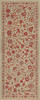Williamsburg Antique Floral Return Home - vinyl floor cloth sizes 30x75, 36x90