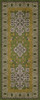 Williamsburg Star Ushak Earths Charms - vinyl floor cloth sizes 30x75, 36x90