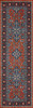 Williamsburg Star Ushak Ever Burning Stars - vinyl floor cloth sizes 24x77, 30x96, 36x115