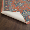 Williamsburg Star Ushak Ever Burning Stars - vinyl floor cloth underside