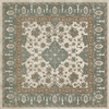 Williamsburg Star Ushak Fair Splendors - vinyl floor cloth sizes 36x36, 48x48