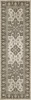 Williamsburg Star Ushak Majesty Shining - vinyl floor cloth sizes 24x77, 30x96, 36x115