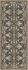 Williamsburg Lotto Ushak All Through Eternity - vinyl floor cloth size 36x90