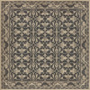 Williamsburg Lotto Ushak All Through Eternity - vinyl floor cloth sizes 96x96, 120x120